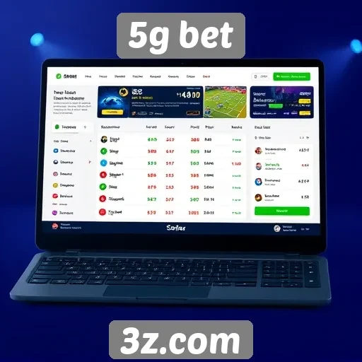 Interface e usabilidade do 5g bet